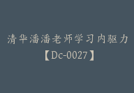 清华潘潘老师学习内驱力【Dc-0027】-副业圈