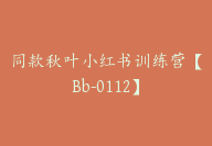 同款秋叶小红书训练营【Bb-0112】-副业圈